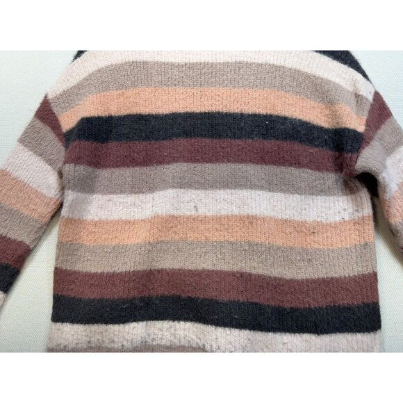 Torrid Womens Striped Cropped Sweater Multi-Color Size 00 Tan Cream Tones - Picture 10 of 12